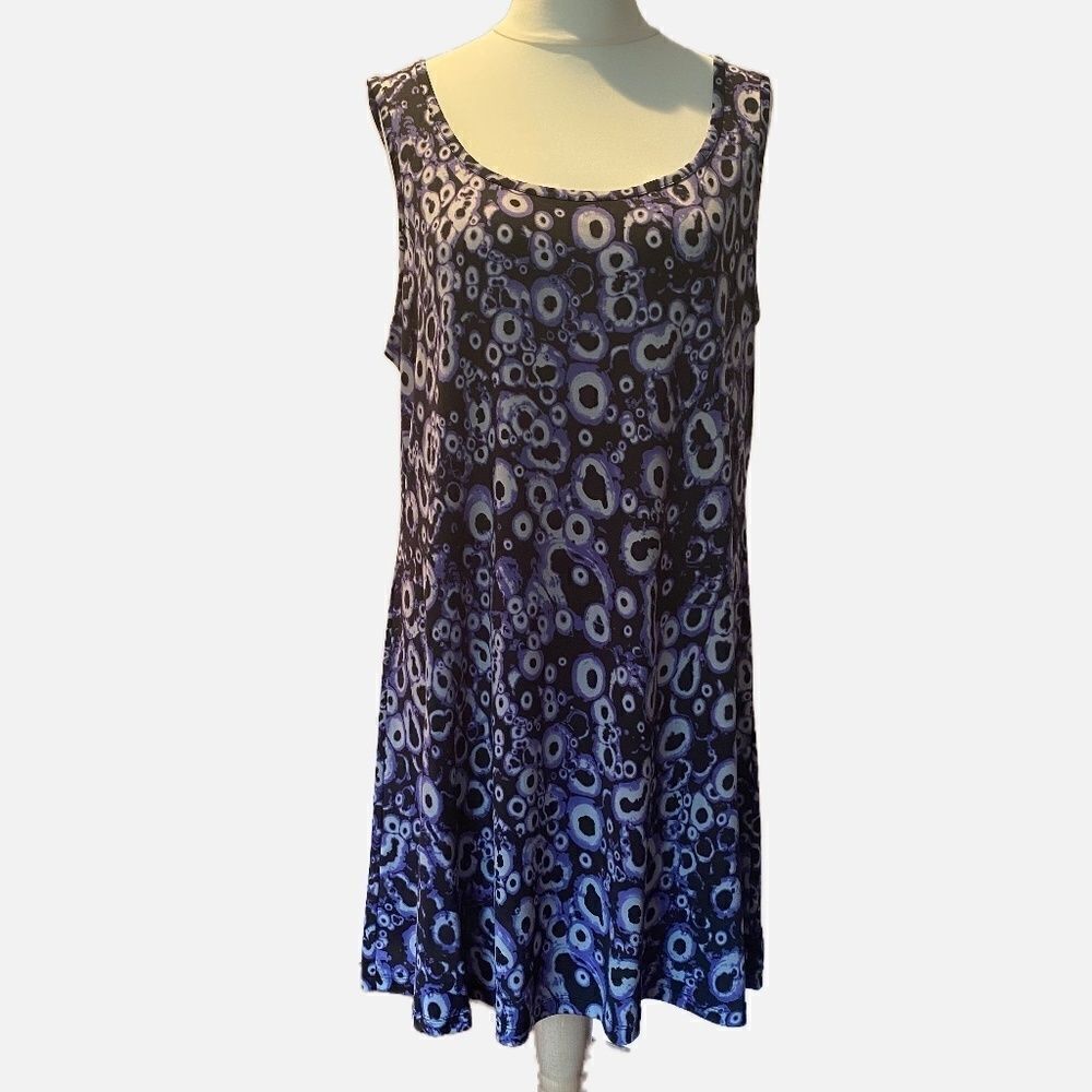 Mac & Jac Print Dress Size XL New